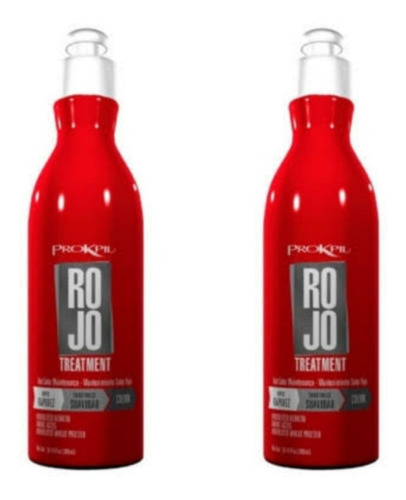 Kit De 2 Matizadores Cremosos Prokpil Color Rojo 300ml