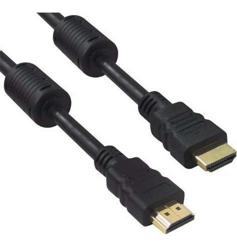 Imagen 3 de 4 de Cable Hdmi 5 Metros 1080p Pc Tv Smart Ps3 Monitor Noga 5m