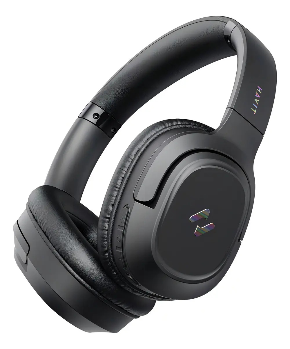 Audífonos Inalámbricos Diadema Bluetooth Anc Havit Lifenc02 Color Negro