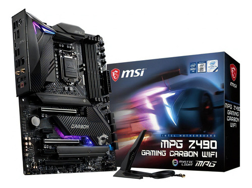 Tarjeta Madre Msi Mpg Z490 Gaming Carbon Wifi Intel 1200 Atx