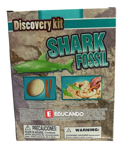 Imagen 3 de 6 de Kit Excavación Animales Marinos Sorpresa Glow In The Dark Ed