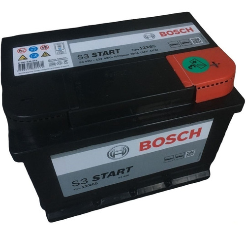Imagen 1 de 1 de Baterias Autos Bosch S3 12x65 43ah = M20gd Gol Sandero Vzh