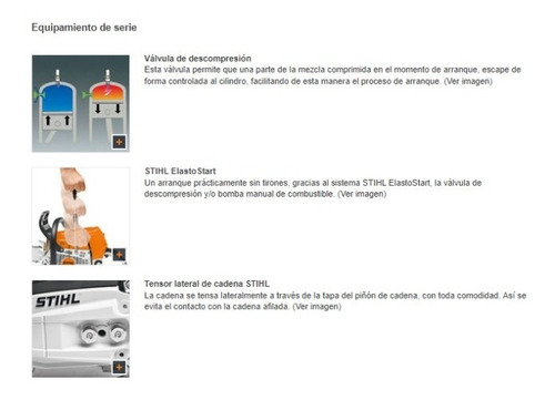 Motosierra A Nafta Stihl 72.2cc Ms 382 5.3cv
