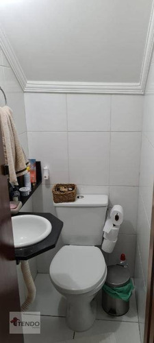 Imagem 8 de 15 de Imob01 - Sobrado 93 M² - Venda - 3 Dormitórios - 1 Suíte - Jardim Alvorada - Santo André/sp - So0454