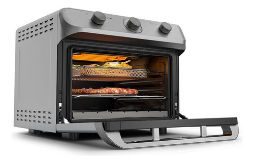 Air Forno Elétrico Mueller 35l Prata Com Função Fryer