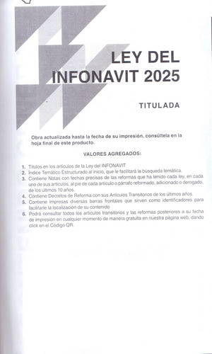 Ley Del Infonavit 2025