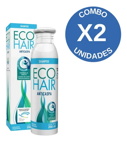 Combo X2 Ecohair Shampoo Anticaspa 200 Ml