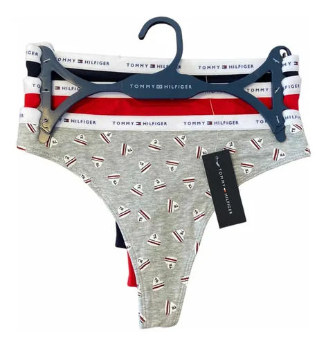 Set 3 Colaless Mujer Tommy Hilfiger Tanga Calzon Cuotas sin