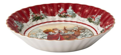 Plato Trinche Grande Santa Claus Nicolas Noel Villery Boch
