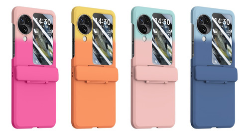 Funda Todo En Uno Con Protector De Pantalla Integrado Y Cobertura Total De La Bisagra Para Oppo Find N3 Flip