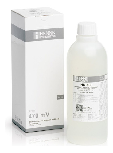 Reactivos Orp Solucion Test Plata Oro Botella 500ml Hi7022l