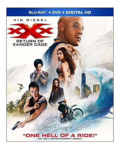 Blu-ray + Dvd Xxx Return Of Xander Cage / Xxx Reactivado