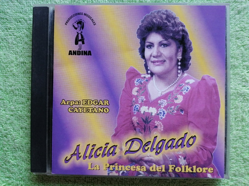 Eam Cd Alicia Delgado La Princesa Del Folklore Arpa Edgar C.