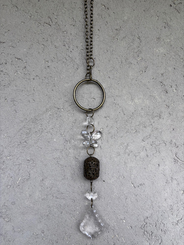 Sujeta Cortina Puertero Tira Cairel Mariposa Bronce