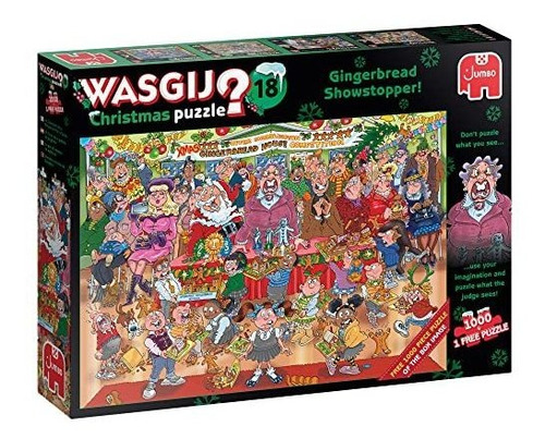 Jumbo, Wasgij Christmas 18 Gingerbread Showstopper, W437c