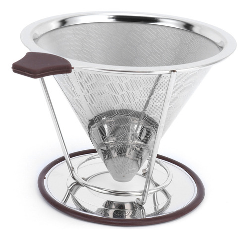 Embudo De Malla Con Soporte De Acero Inoxidable Para Filtro