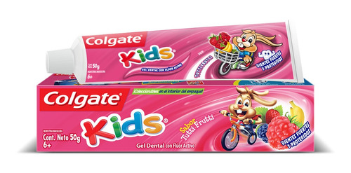 Imagen 1 de 1 de Colgate Gel Kids Tutti Frutti 50gr