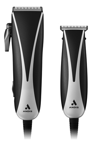 Combo Ultra Clip Andis Rasuradora Y Recortadora Cabello Pm10