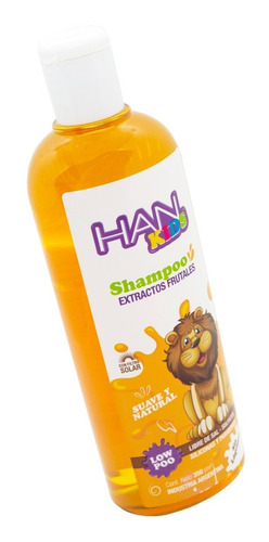Imagen 2 de 5 de Han Kids Shampoo Infantil Niños Baja Espuma Low Poo X 350 Ml