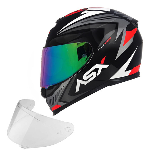 Capacete De Moto Asx Eagle + Viseira Camaleão