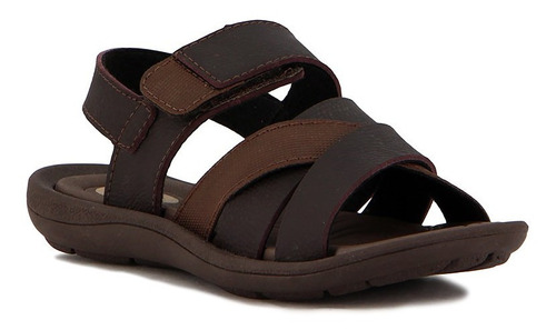 Country Sandalia Casual De Niño Tiras Cruzadas Con Velcro