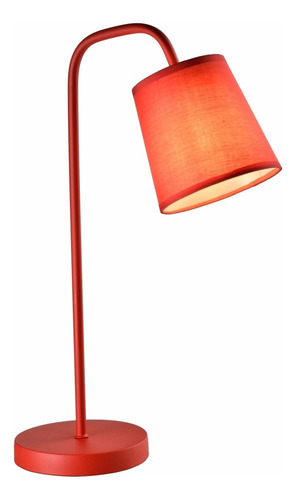 Luminária De Mesa Abajur Moderna Vermelho Para  Quarto 40w