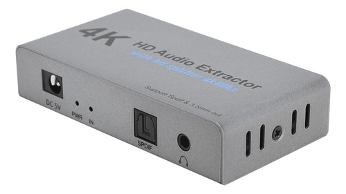 Convertidor Extractor 4k De Alta Definición, 1 Punto, 2 Puer