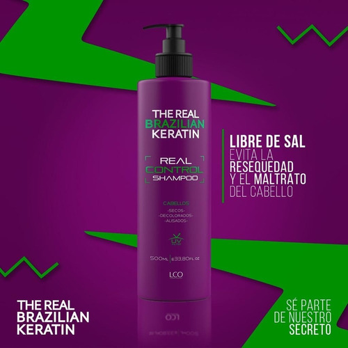 Shampoo Real Control The Real Brazilian Sin Sal