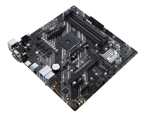Asus Motherboard Prime B550m-k Am4 Ddr4 Hdmi Dvi-d Vga 90mb1