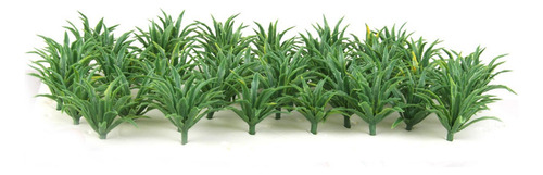 100pcs Cenário Verde Paisagem Modelo Grass Diorama Layout 2