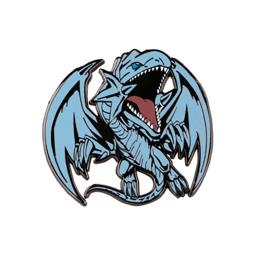 Pin Metalico Diseño Dragon Blanco Ojos Azules Anime Yu Gi Oh