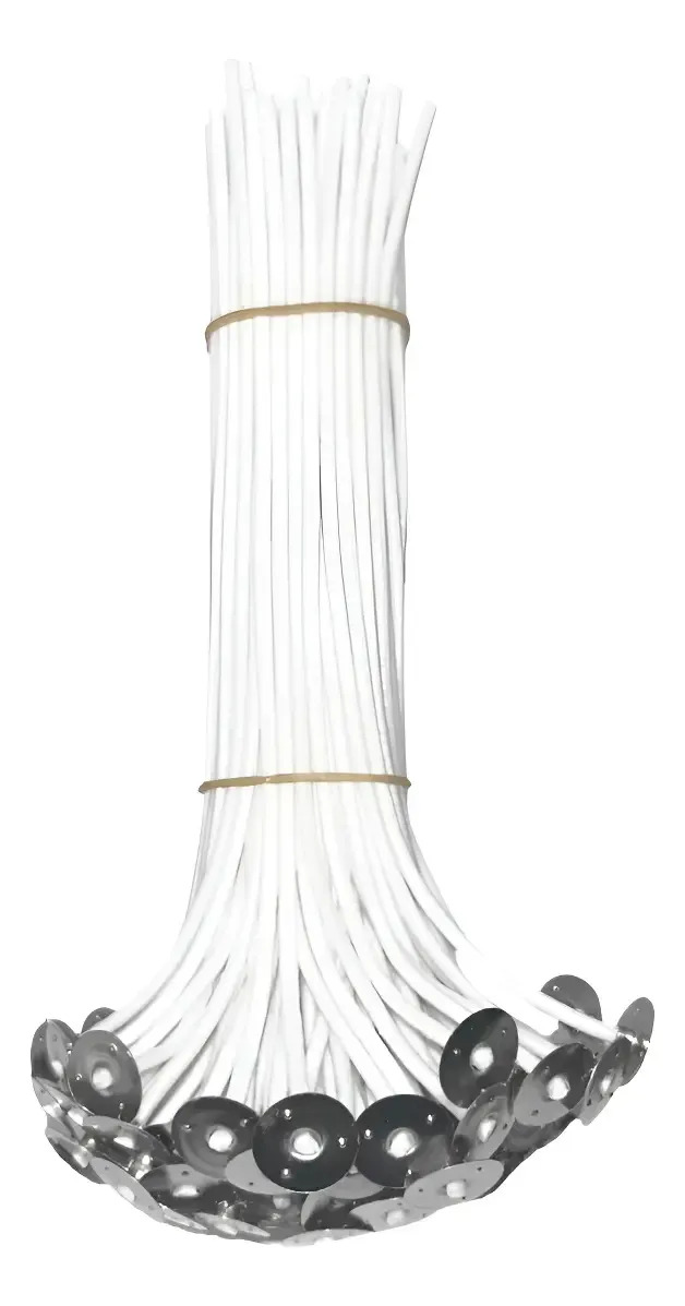 Pavio De Algodão Parafinado - B2040 Com 20 Unidades - 18cm