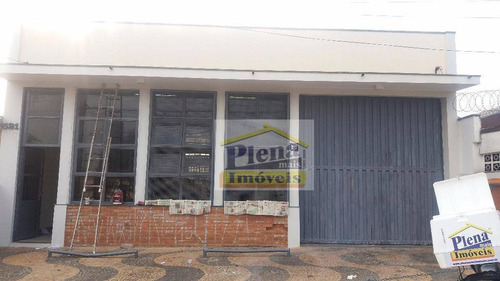 Salão Comercial Para Locação Com 280 M² - Vila Valle - Sumaré/sp - Sl0558