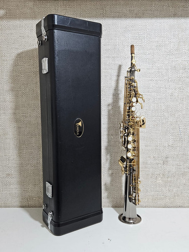 Sax Soprano Eagle Sp502 Onix/dourado China Usado Ref: 88