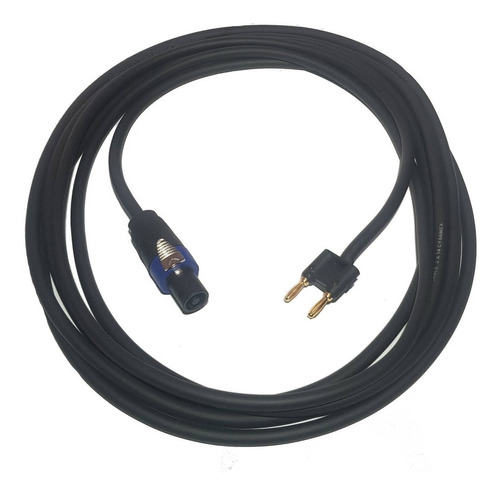 Cable Para Bocina Speakon A Banana 2x14 Uso Rudo De 7 Mts