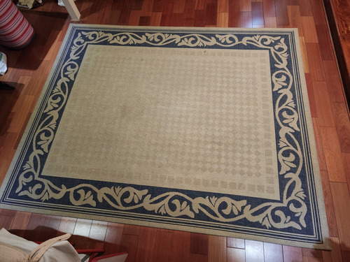 Alfombra Carpeta Simil Yute Plana 2x2,40 2.42 M 2 M Trama Natural (Usado)