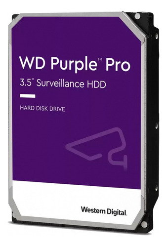 Disco Duro 8tb Western Digital Purple Pro Videovigilancia /v Color Plateado