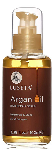 Sérum Capilar L Luseta Con Aceite De Argán 100% Puro, 100 Ml