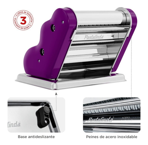 Imagen 3 de 10 de Pastalinda Máquina Clásica 200 Violeta