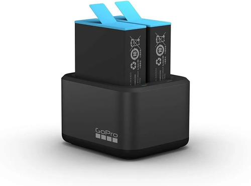 Imagen 2 de 5 de Cargador De Bateria Dual + Bateria Hero9 Black Addbd-001
