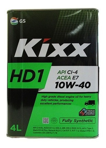 Kixx 10w40 Dual Bencinero Y Diésel 4lt Lata. 