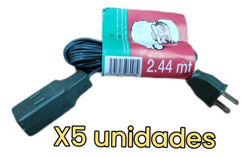 Extensión Electrica 2.44m Para Arbolito De Navidad 120v 14a