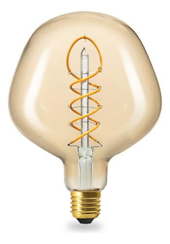 Beilf Bombilla Edison Decorativa Gran Tamaño M132 Base E26 W