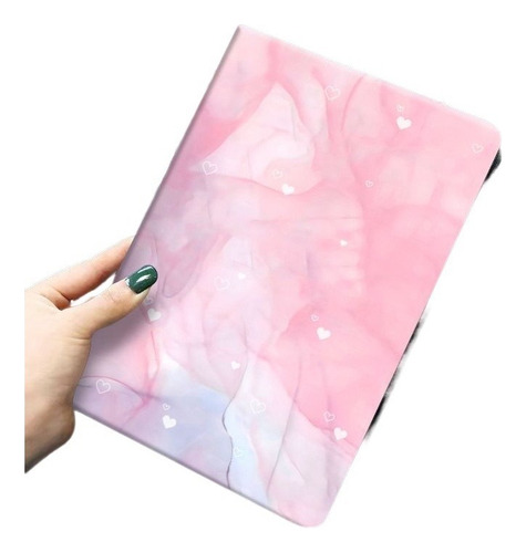 Funda De Tableta De Silicona De Hilo Rosa For 10.6