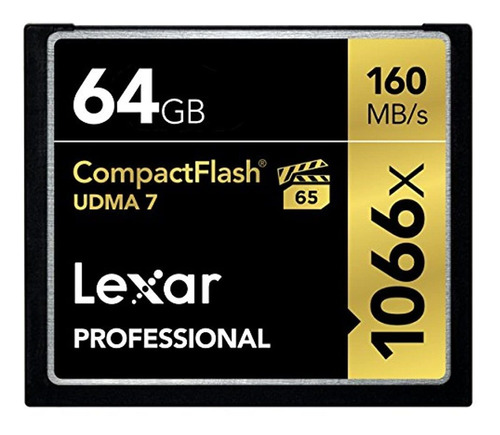 Tarjeta Lexar Professional 1066x 64gb Vpg-65