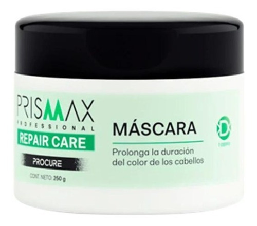 Imagen 1 de 1 de Prismax Máscara Repair Care 250g