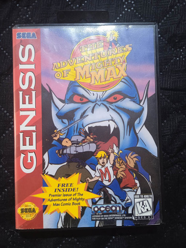 The Adventures Of Mighty Max - Sega Génesis Original.