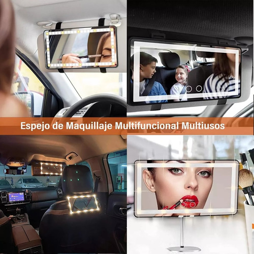 Espejo Maquillaje 3 Modos Luz Led