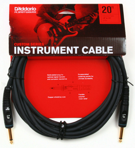 Cabo Instrumento Pw-g-20 6.09m Daddario