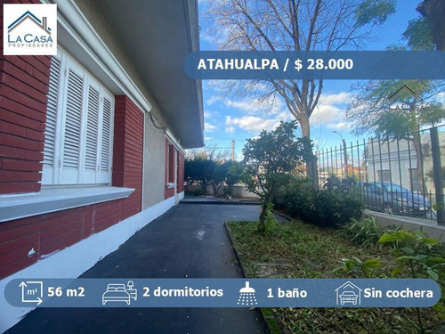 Casa De 2 Dormitorios En Alquiler En Atahualpa